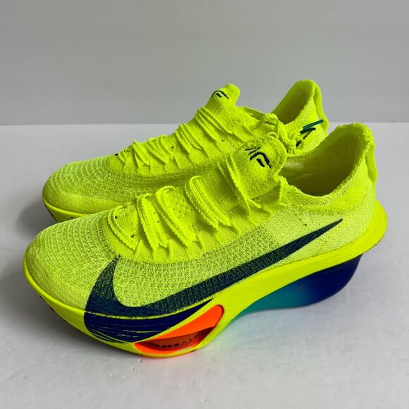 NEW Nike Womens Air Zoom Alphafly Next% 3 Running Shoes FD8315-700 Size 7 Volt - Picture 1 of 9